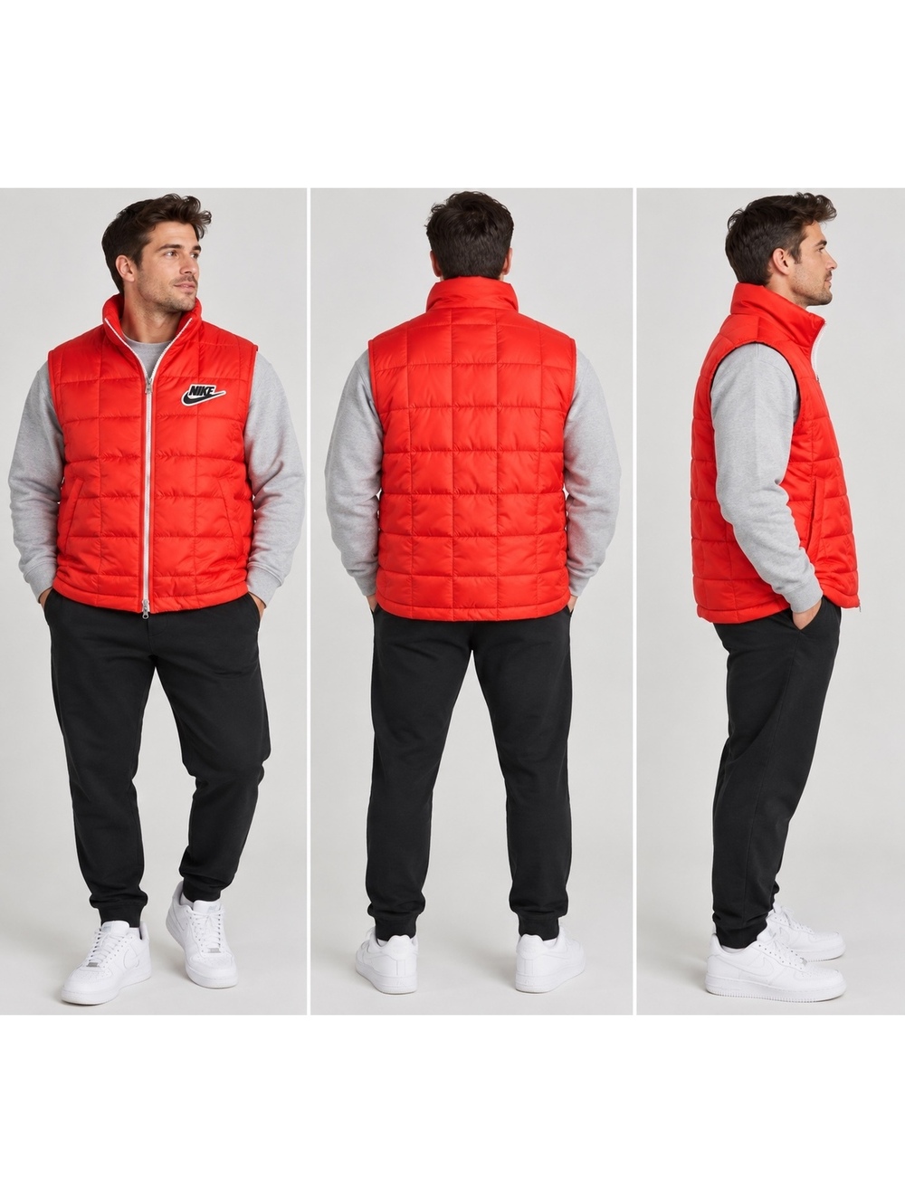 Nike Sportswear Men’s Synthetic Fill Puffer Vest Red Size L NWT